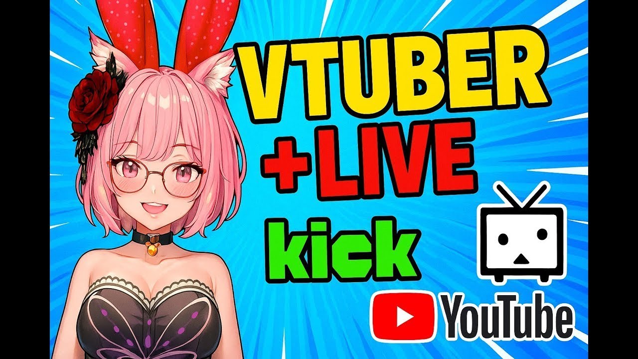 VTuber Live 🔴 Anime VTuber Streaming Now (Kick + YouTube)
