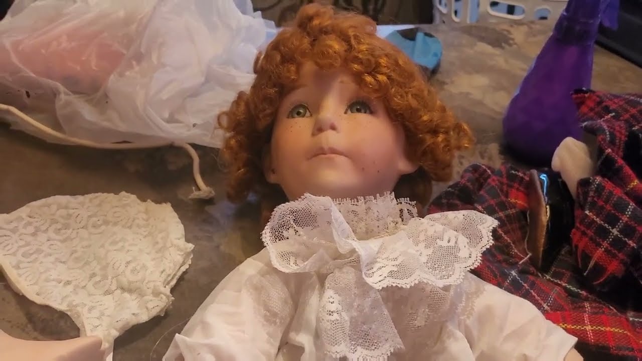 Doll repair.  Making a new body for a porcelain doll.