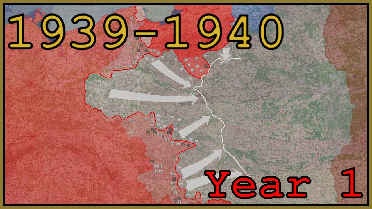 WW2 на анимированных картах: сентябрь 1939 - август 1940