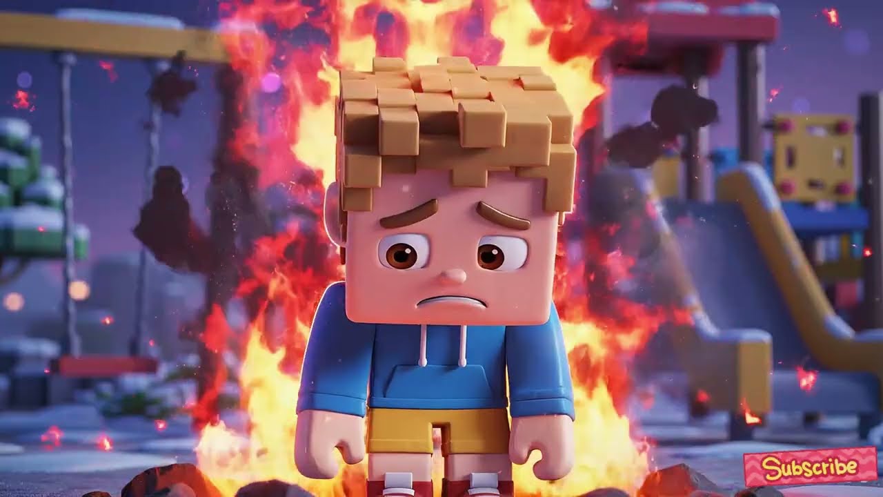 Toby And Lion Become FIRE DINOSAURS! Minecraft Animation For Kids