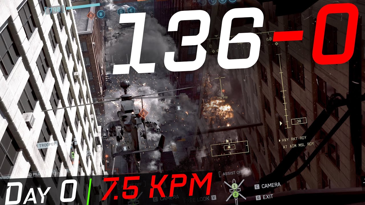 BF 6 Attack Helicopter Perfect Killstreak Gameplay | Overkill 4K HDR