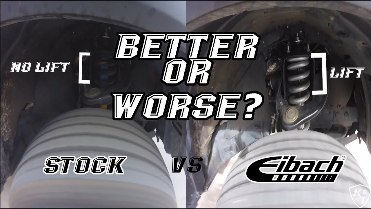 Tacoma Stock vs Lifted - Eibach Pro Truck Lift Comparison & Review | 3rd Gen Tacoma