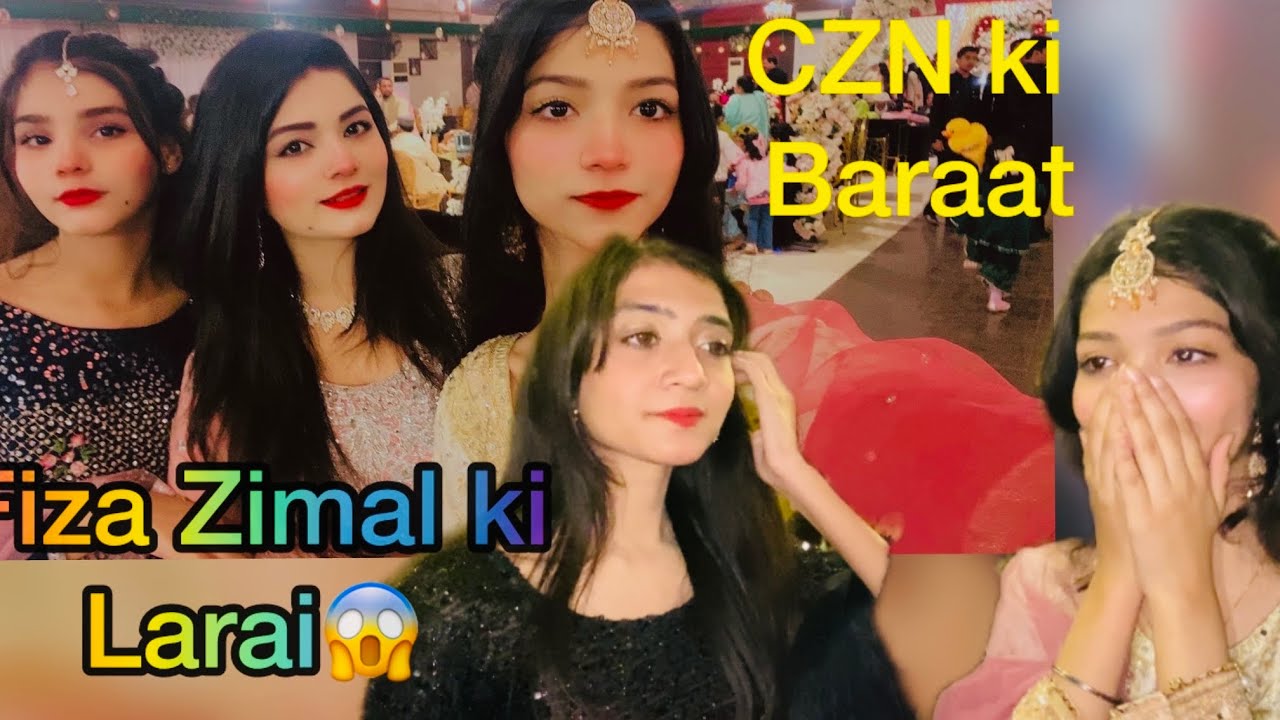 Fiza Or Zymal ki Hui Shadi M Larai😂CZN ki Baraat| Sidravlog|Shadivlog