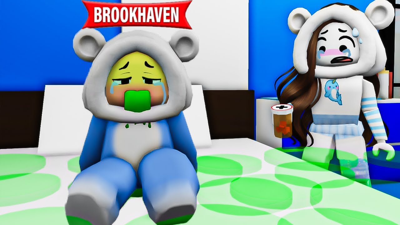 BAMBINO MALATO GRAVEMENTE VA D'URGENZA IN OSPEDALE SU BROOKHAVEN ROBLOX!