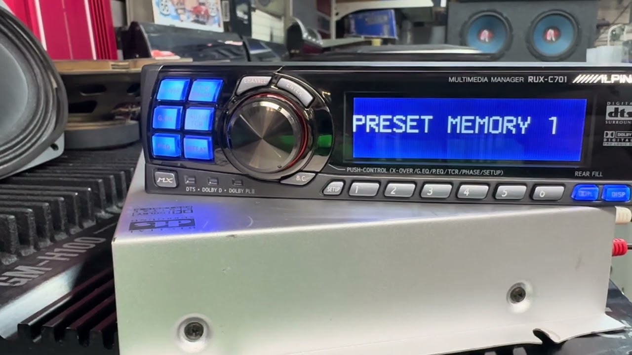 Alpine pxa 701 equalizer 