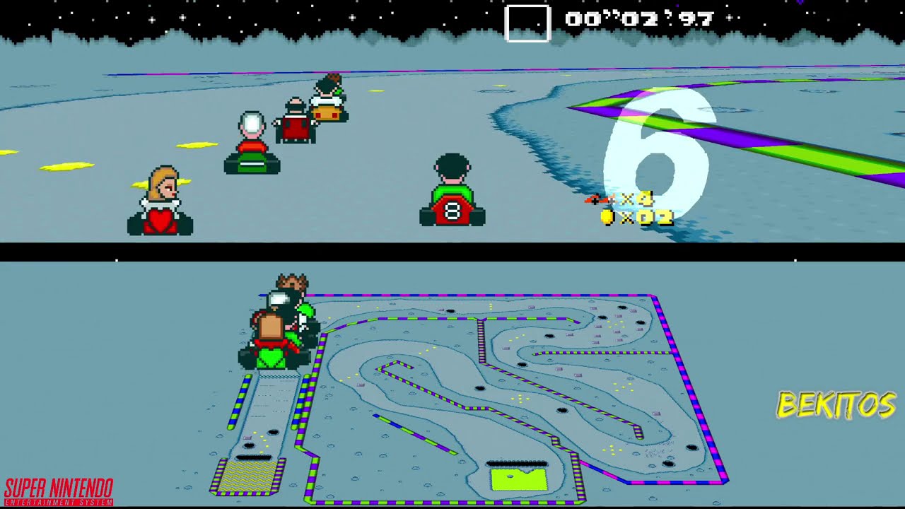 Super Baldy Kart (Super Mario Kart Hack)