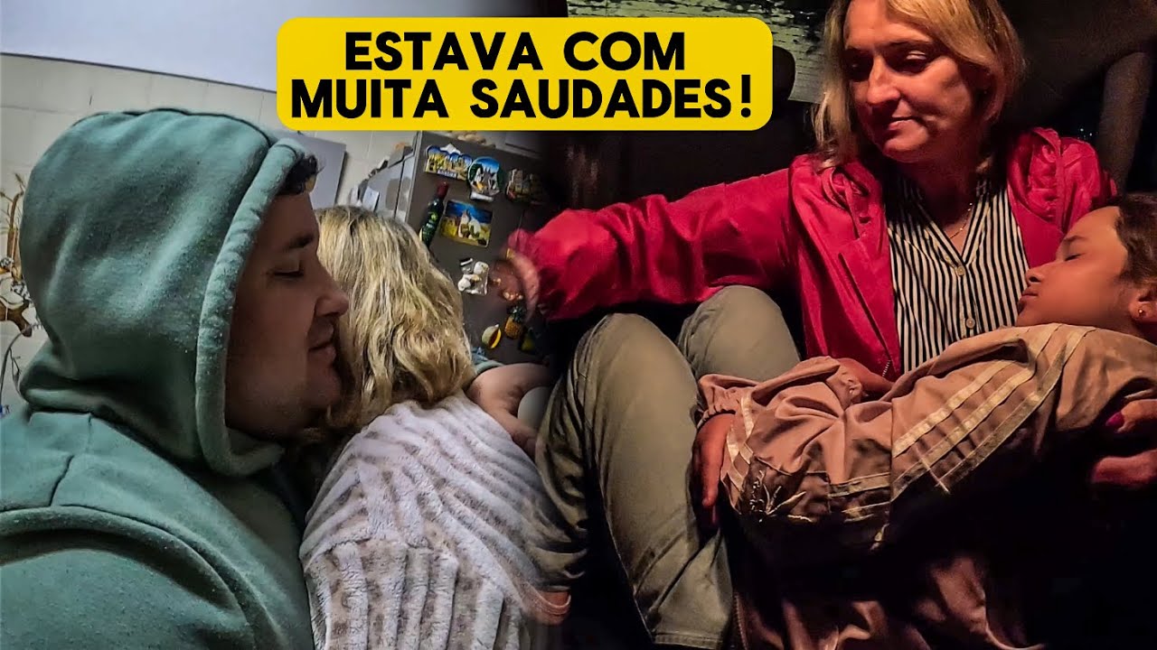 NATÁLIA FINALMENTE CHEGOU DE VIAGEM - família Eu Ela e a Bebê