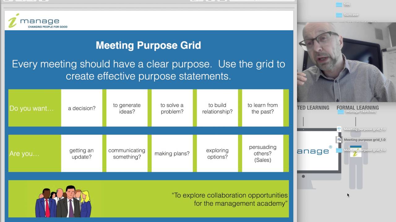 Meeting Purpose Grid // Making meetings matter