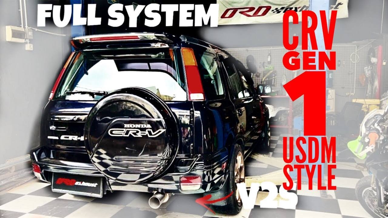 CRV GEN 1 | USDM STYLE  MODIFIED | Install FULL SYSTEM KNALPOT ORDexhaust Knalpot No 1 INDONESIA