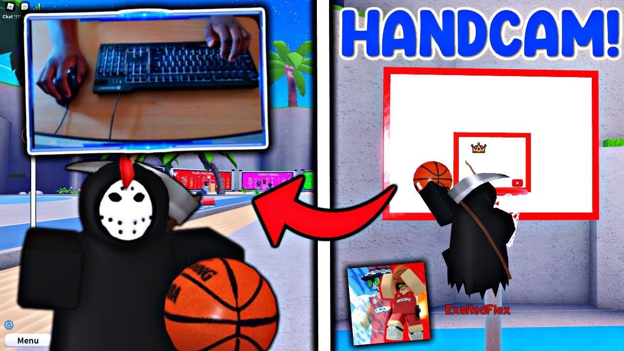 DESTROYING MY OPPONENTS!😱 | W/ Handcam | (ROBLOX HOOPZ)