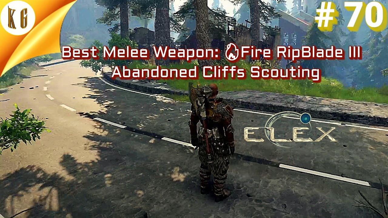 ELEX Walkthrough PART 70 | Best Melee Weapon: 🔥Fire RipBlade III & Abandoned Cliffs Scouting (60FPS)