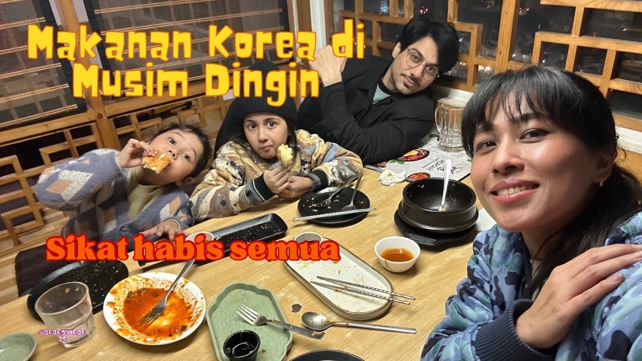 Makan Puas makanan Korea di India #keluargasidede