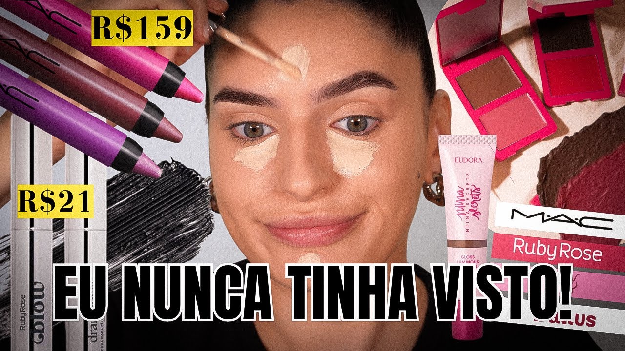 ME MAQUIEI COM RECEBIDOS - do caro ao baratinho ✨