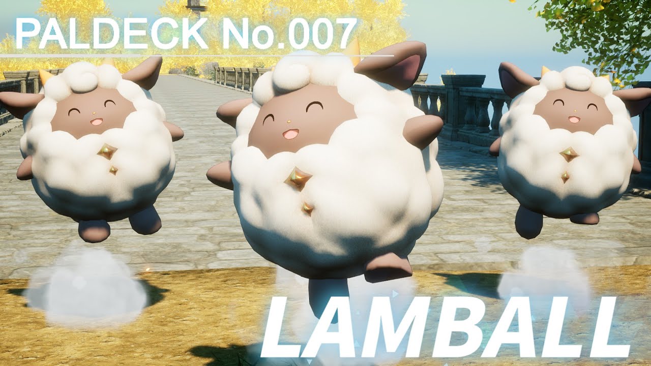 Paldeck | No.007 LAMBALL - Palworld | Gameplay | Pocketpair