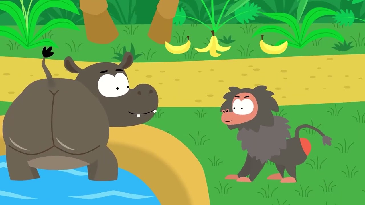 Baboon song - Meow Meow Kitty 😸 Kids Songs - Nursery Rhymes