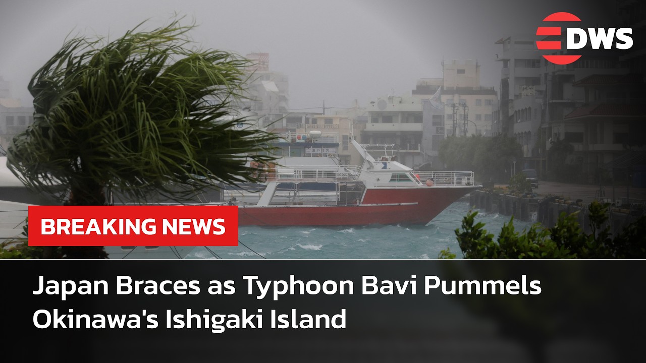 BREAKING: Japan Braces as Typhoon Bavi Pummels Okinawa's Ishigaki Island | AL15
