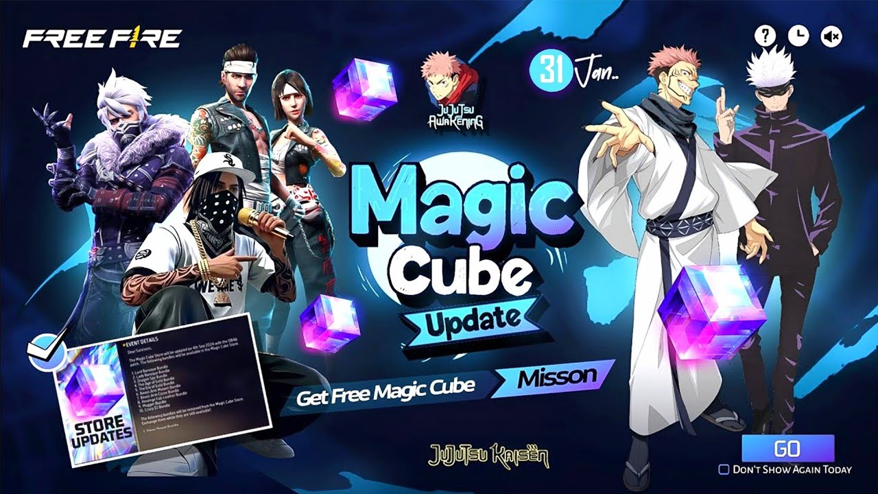 Next Magic Cube Bundles Free Fire | FF Next Magic Cube Bundles | Free Fire New Events | New Events