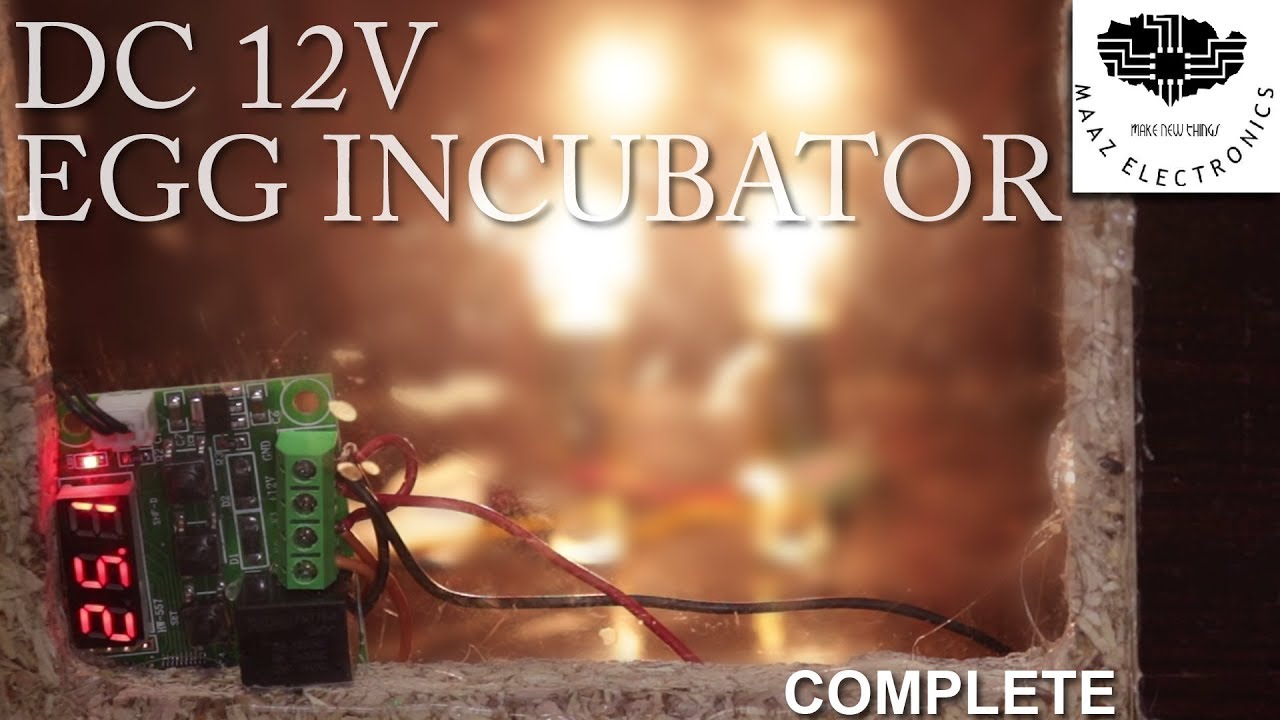 DIY DC 12V Egg Incubator | Egg Hatching Machine Part - 2 Urdu, Hindi