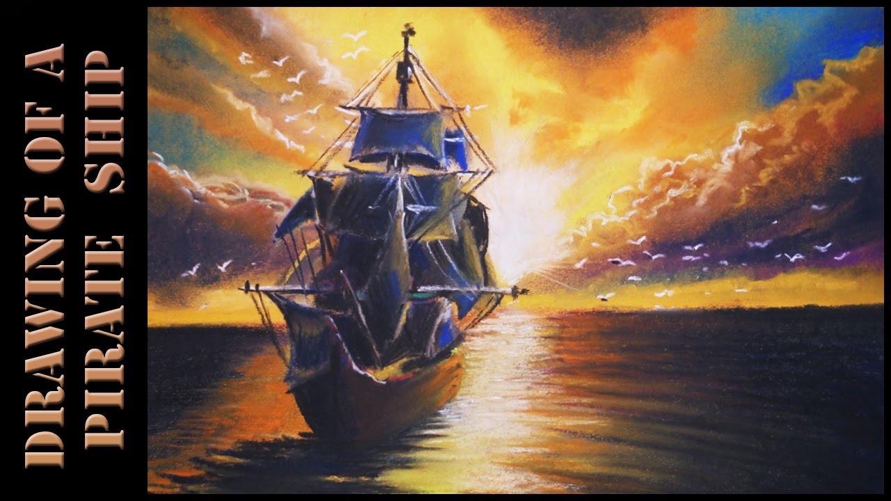 Soft pastel drawing tutorial | soft pastel technique | How to draw seascape painting tutorial