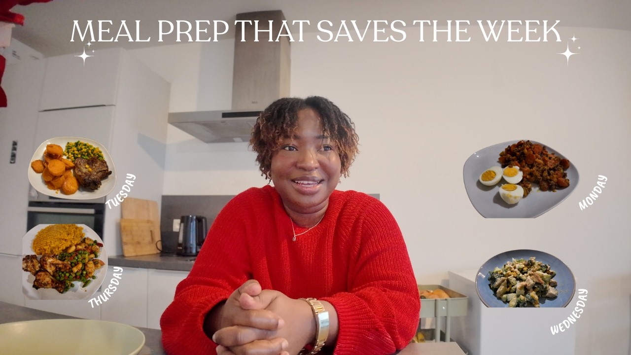 Meal prep (different meals) to stay in routine and save time in the week