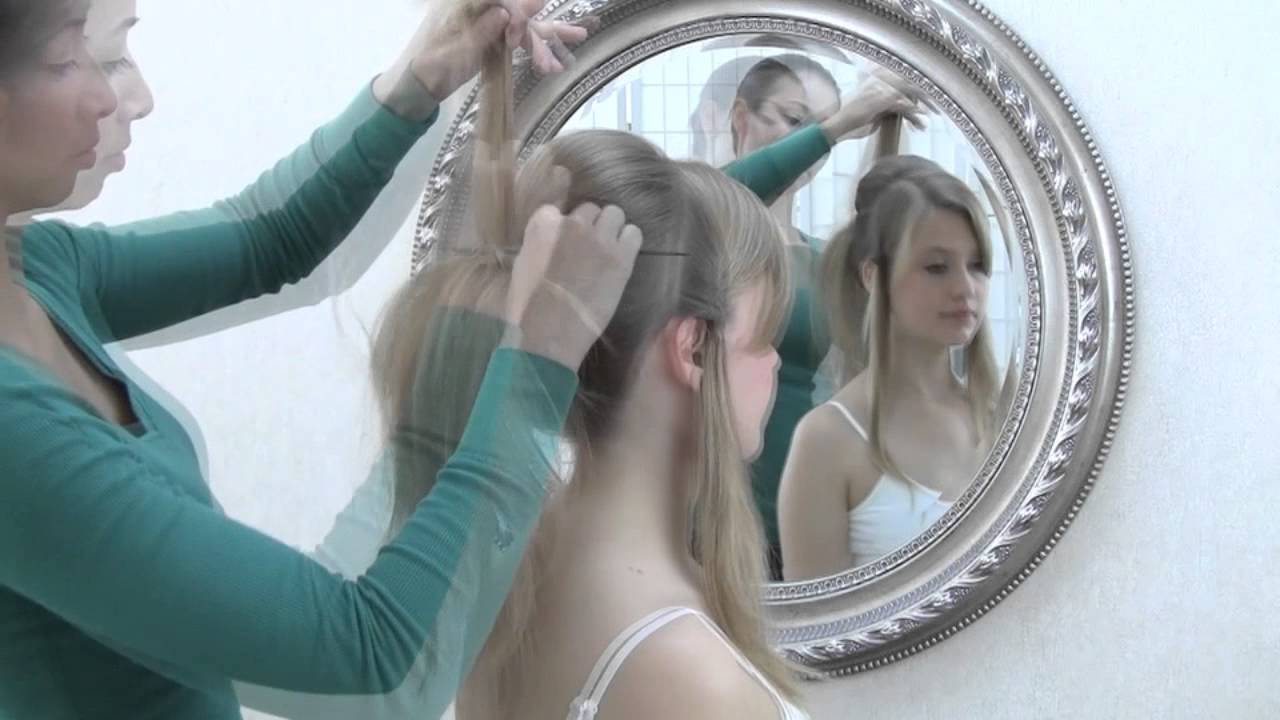 Wedding hair video - smooth lowdo