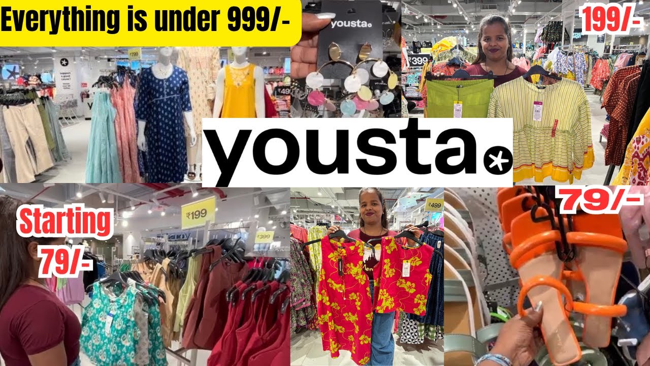 Reliance/ Yousta gurugram store | yousta collections starting price 79/- latest collections
