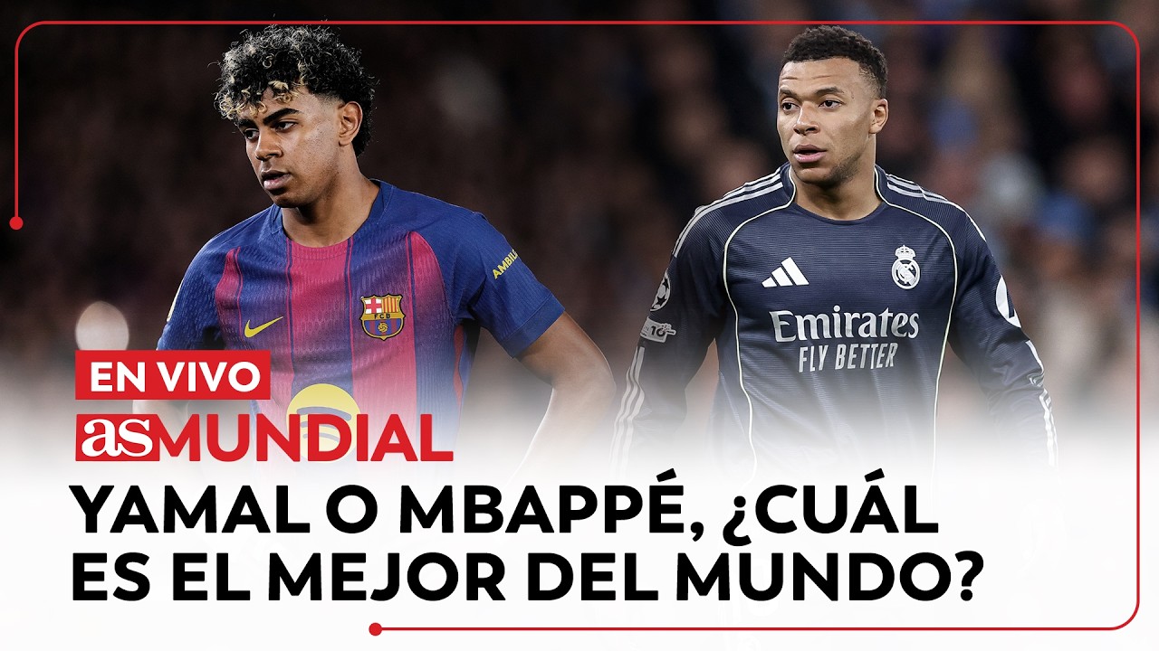 EN VIVO | Yamal o Mbappé, ¿cuál es el mejor del mundo? | AS Mundial