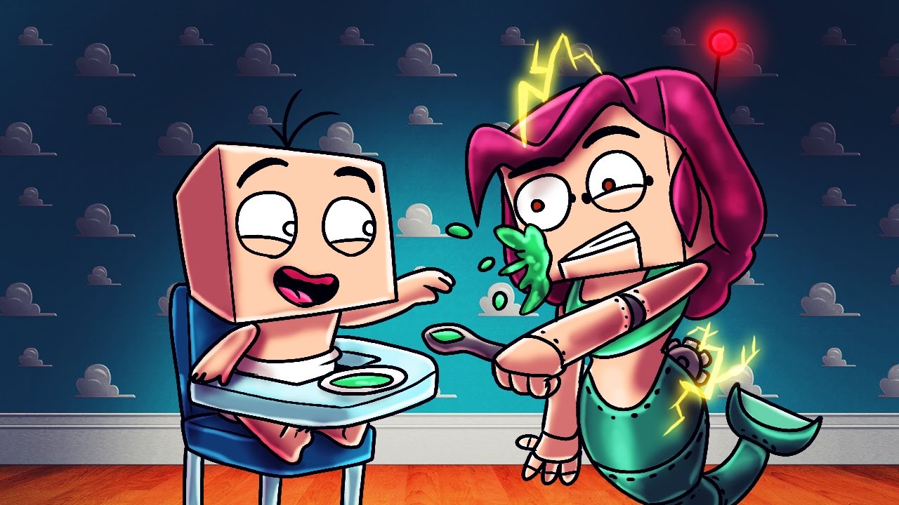 Minecraft | Who's Your Daddy? My Wifes Big Secret! (Mom is a Robot?)