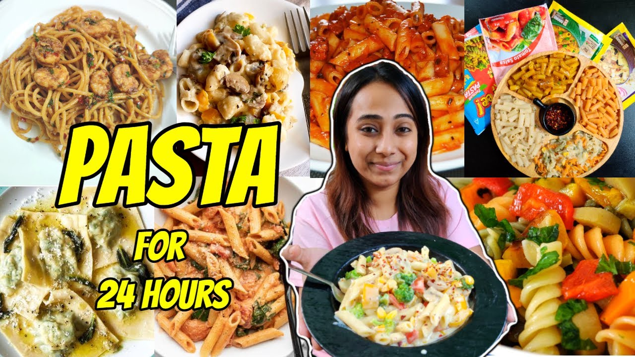 I only ate PASTA for 24 Hours | Food Challenge