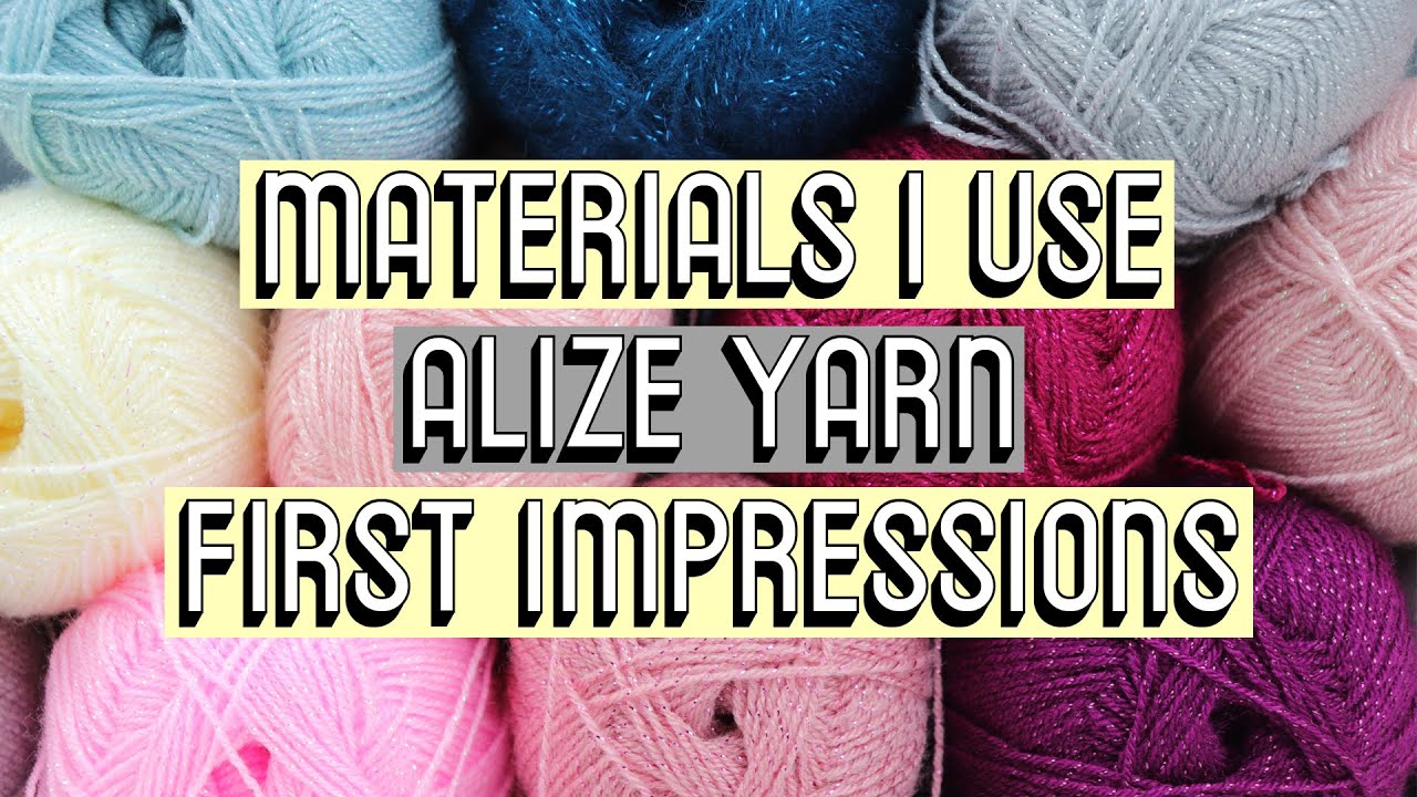 MATERIALS I USE - ALIZE YARN REVIEW [CC] || Friendship Bracelets
