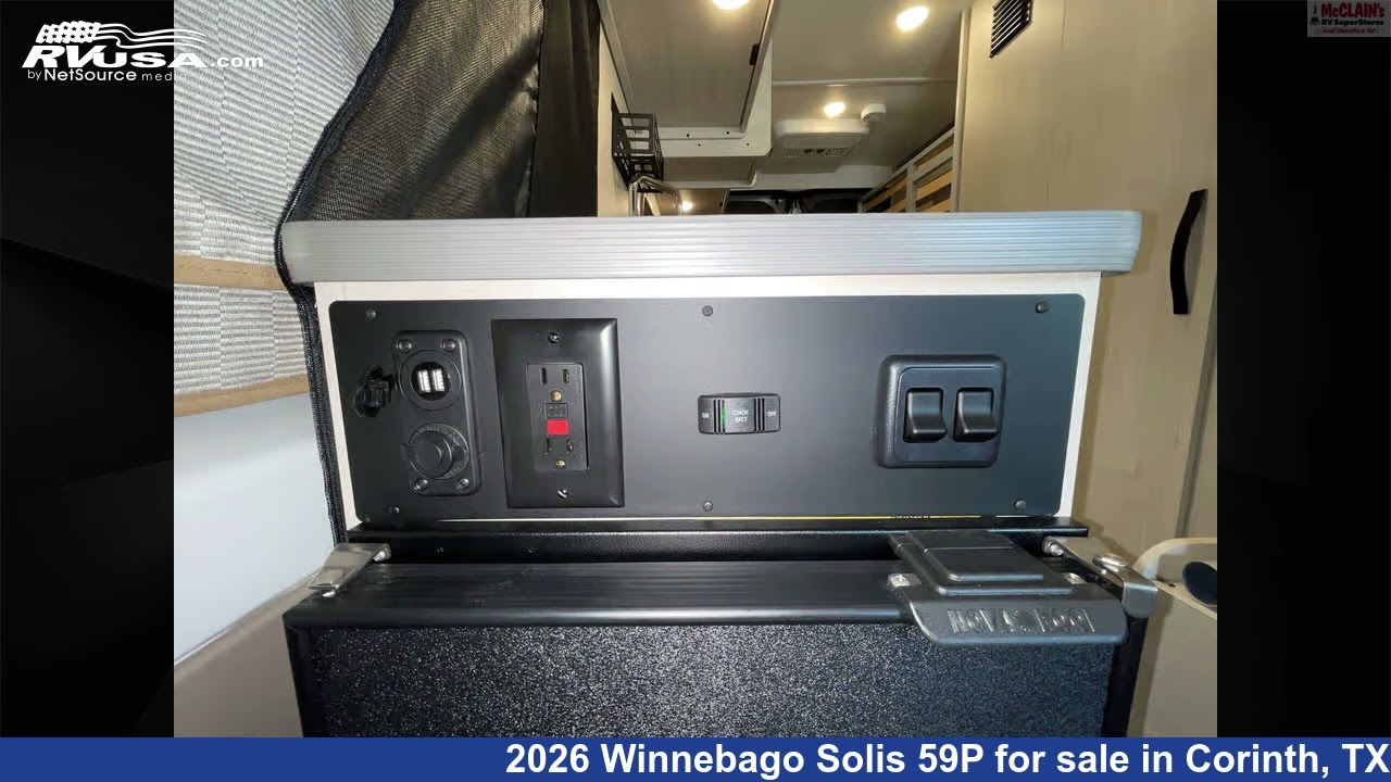 Beautiful 2026 Winnebago Solis 59P Class B RV For Sale in Corinth, TX | RVUSA.com