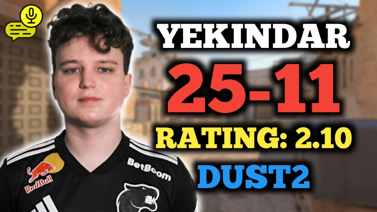 YEKINDAR (25-11) RT: 2.10 | EU FACEIT (DUST2) +VOICE | CS2 POV