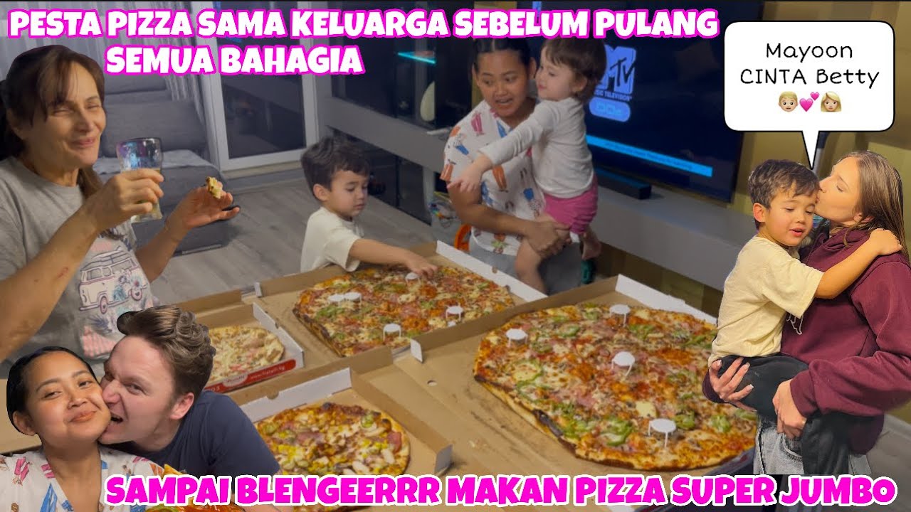 PESTA PORA PIZZA JUMBO SEBELUM BALIK JERMAN