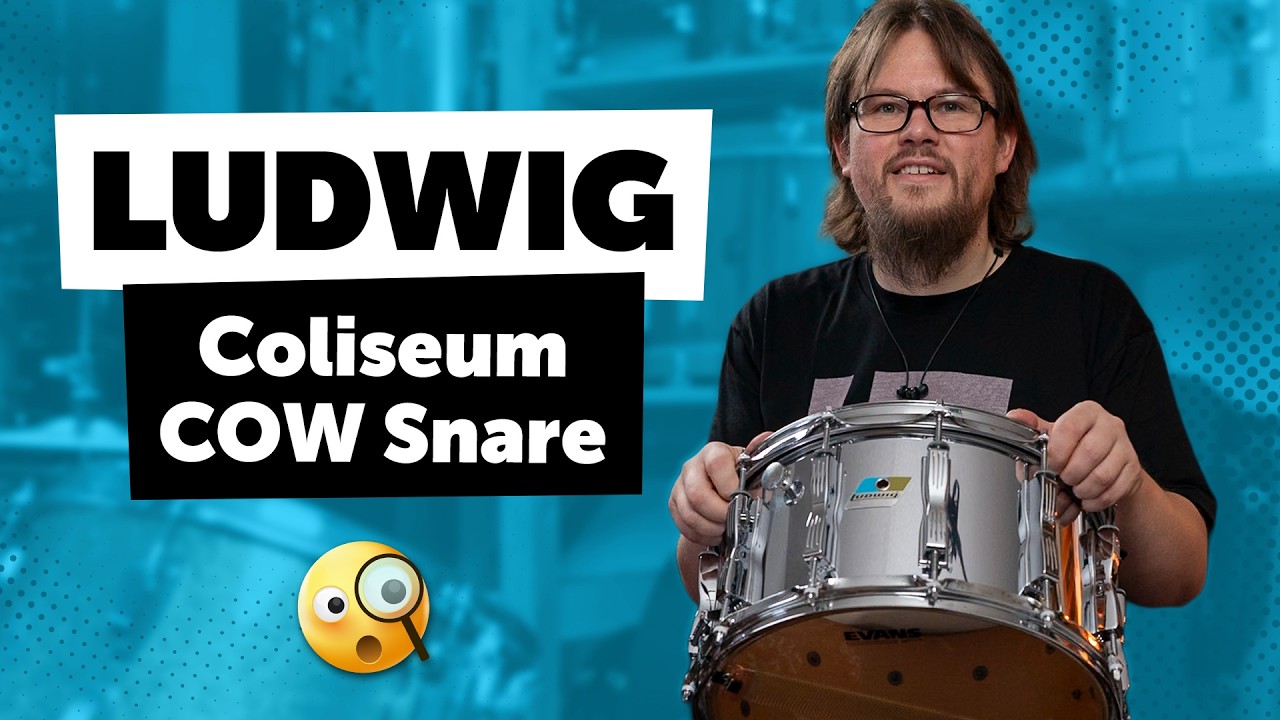 Vintage Ludwig Coliseum 14x8 COW | Massive 80s Power Snare