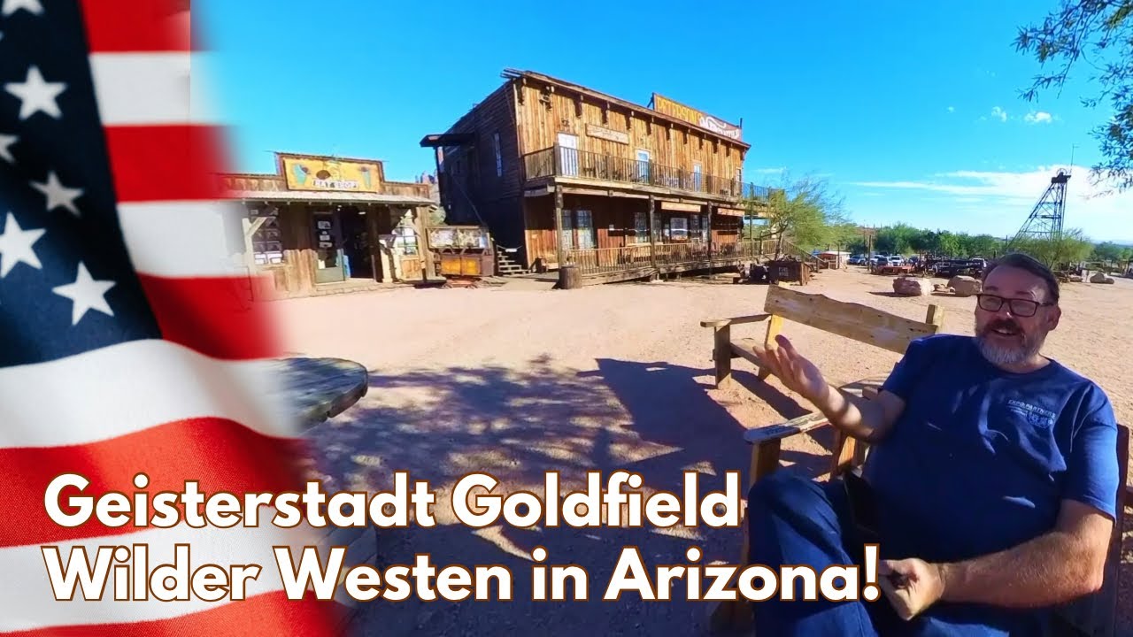 Mitten in der Wüste 😳 Roadtrip durch Arizona & die Geisterstadt Goldfield | USA Vlog
