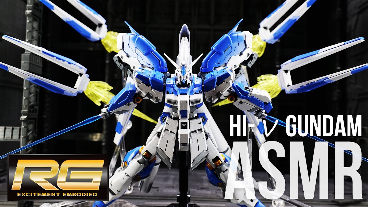 【ガンプラASMR】RG Hi-νガンダムをレビュー！まさに神ガンプラ…【機動戦士ガンダム　逆襲のシャア　ベルトーチカ・チルドレン】