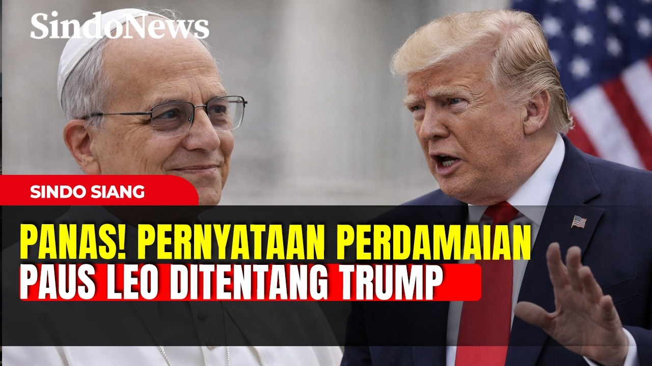 Paus Leo Serukan Diplomasi, Trump Langsung Tolak! | Sindo Siang | 15/04