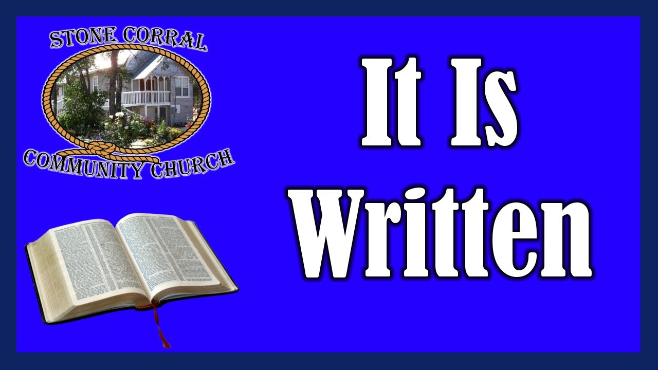 It Is Written - Matt 4:1-11 (9/28/25)