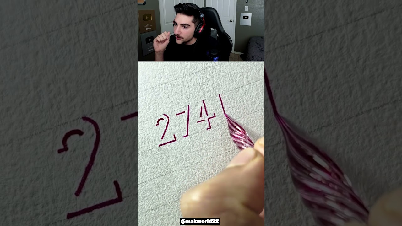 How to Draw 3D Shadow Number! 🤯