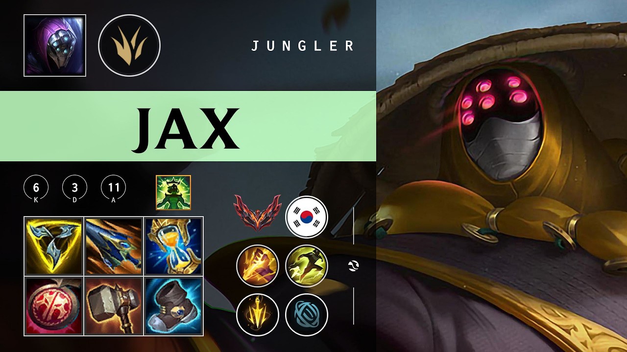 Jax Jungle vs Lillia - KR Grandmaster Patch 26.04