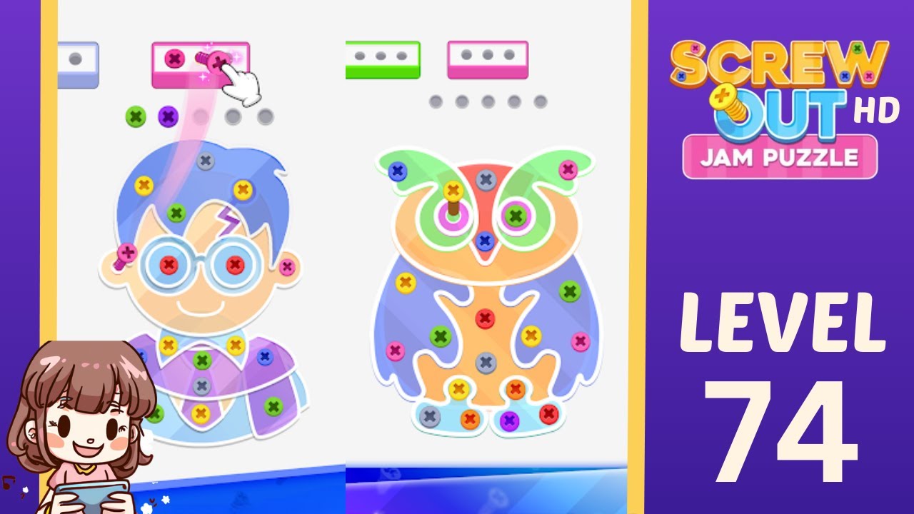 Screw Out Level 74 Solution Walkthrough