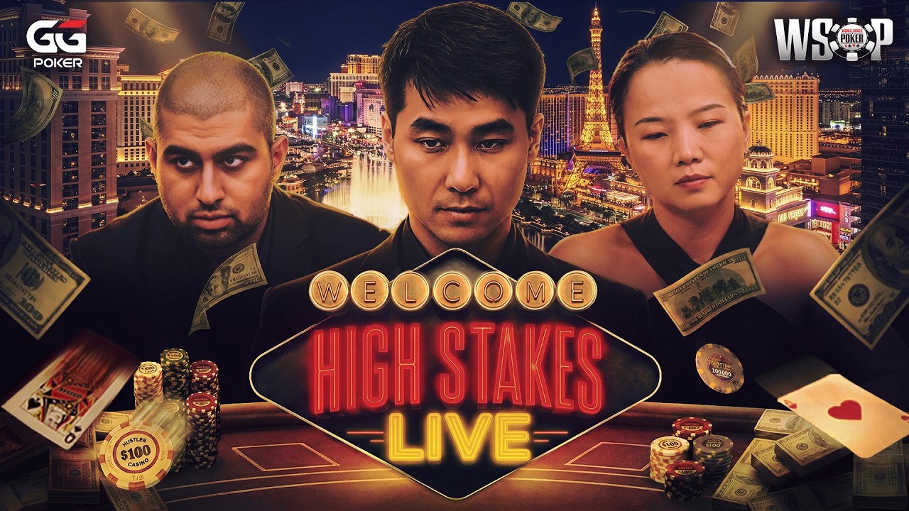 WSOP HIGH STAKES LIVE! Rampage, Nik Airball & Linglin Play $100/200 - Commentary by David Tuchman