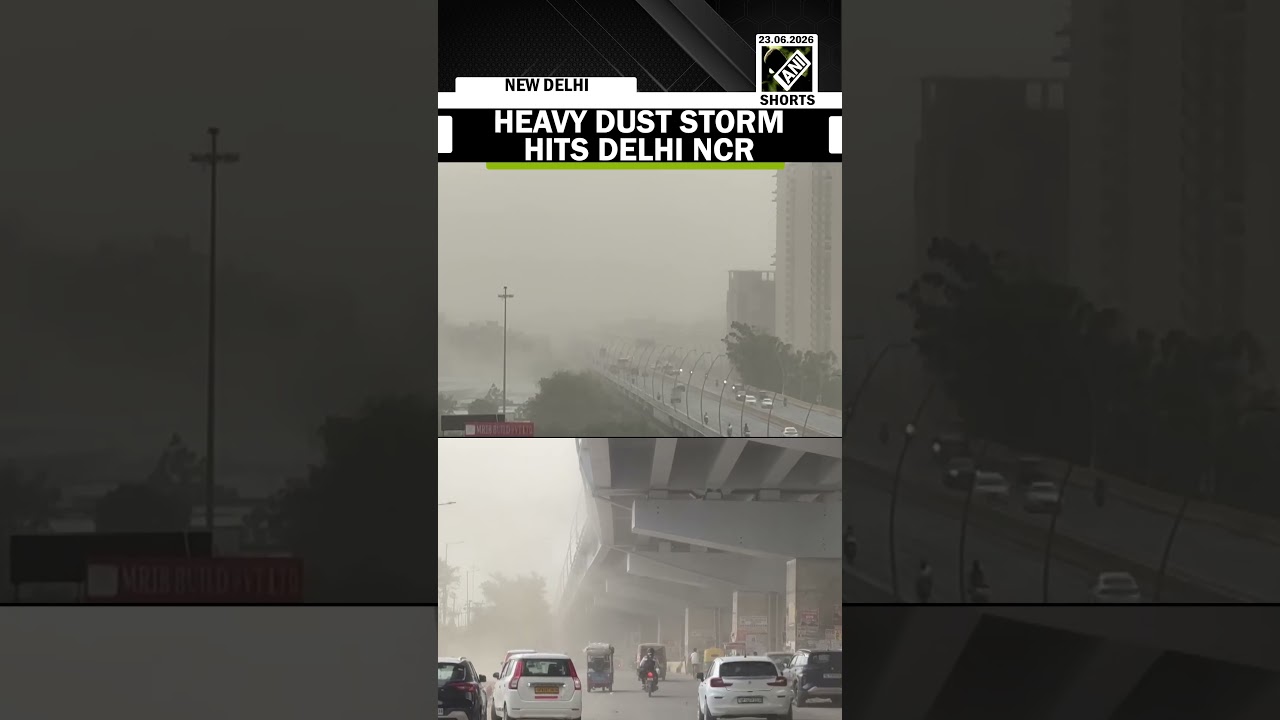 Dust storm hits several areas of Delhi, reducing visibility across capital