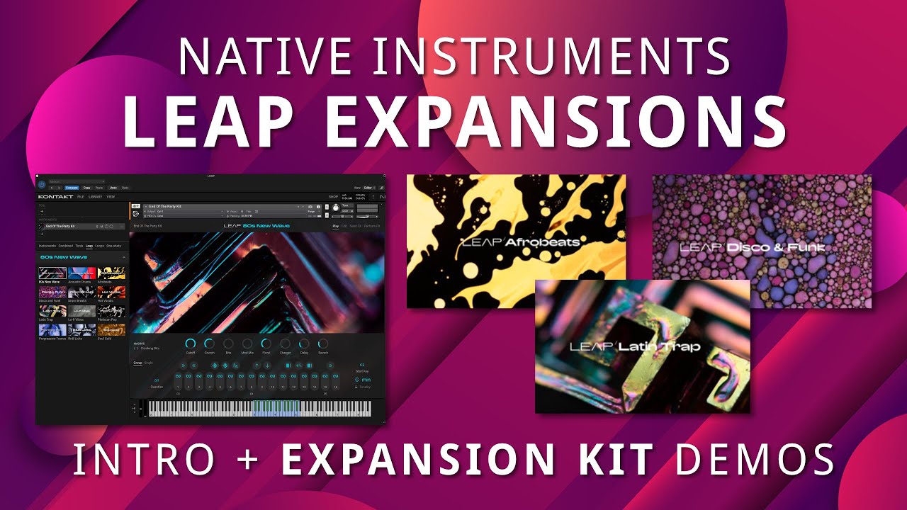 Native Instruments LEAP Player — обзор + демонстрация пакетов расширения