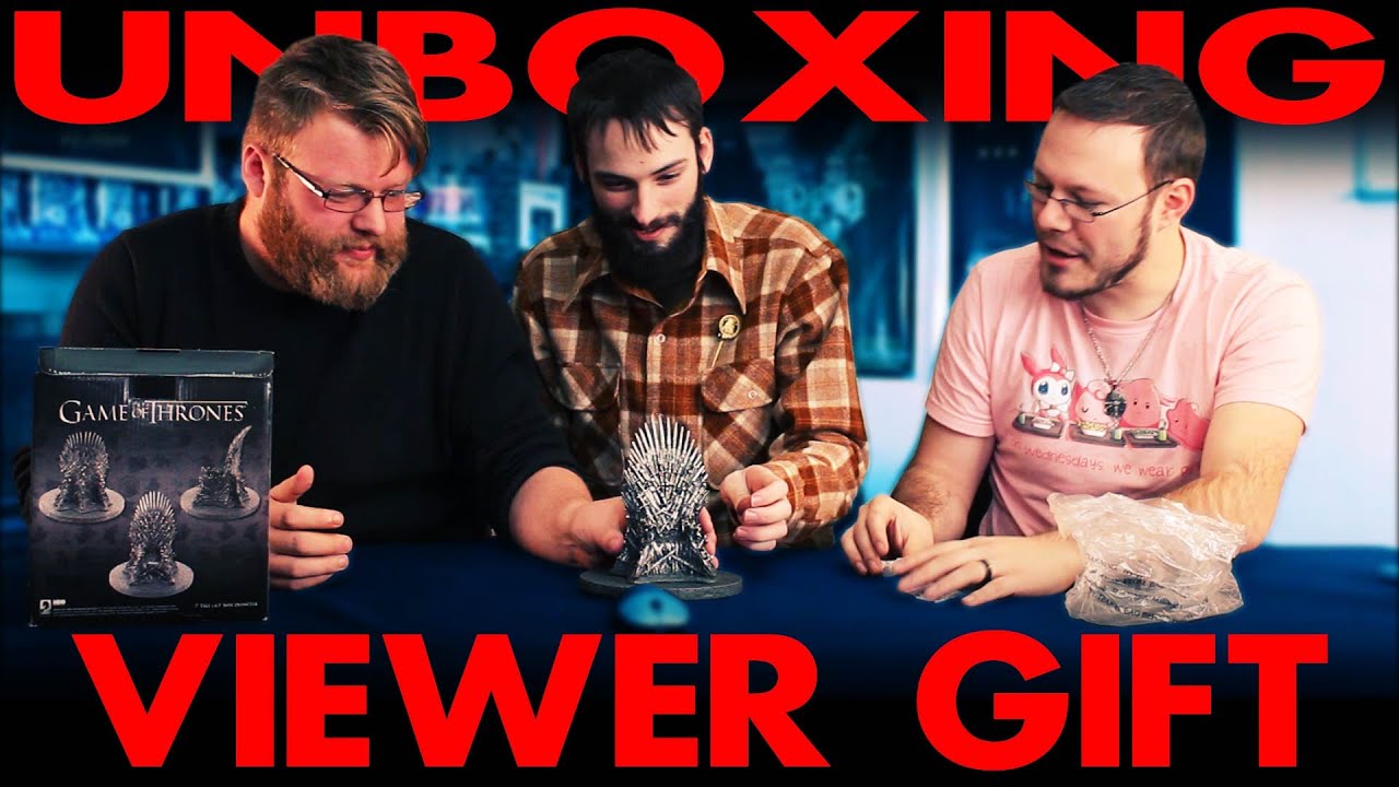 Viewer Gift UNBOXING!! Game of Thrones - Iron Throne Miniature