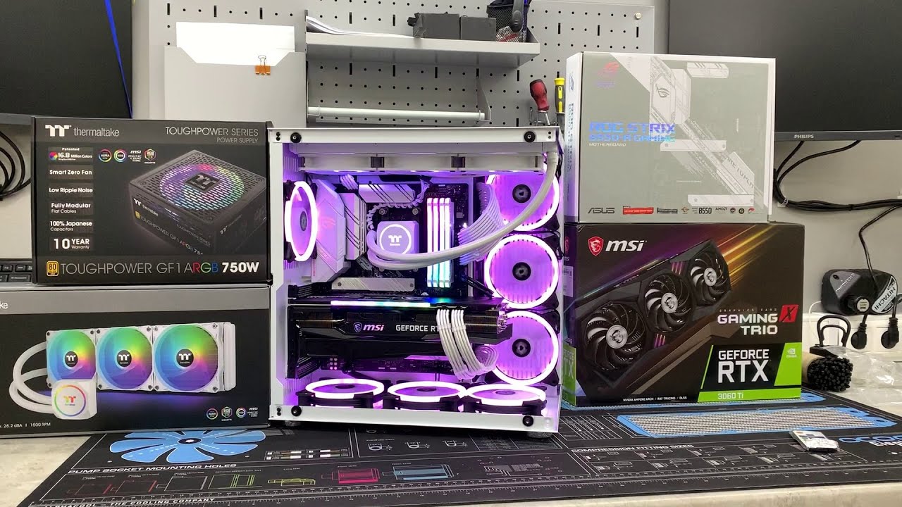 Gaming PC Build 2021 | Ryzen 5 5600X | Xigmatek Aquarius Plus | ASUS ROG STRIX B550-A | RTX3060 Ti