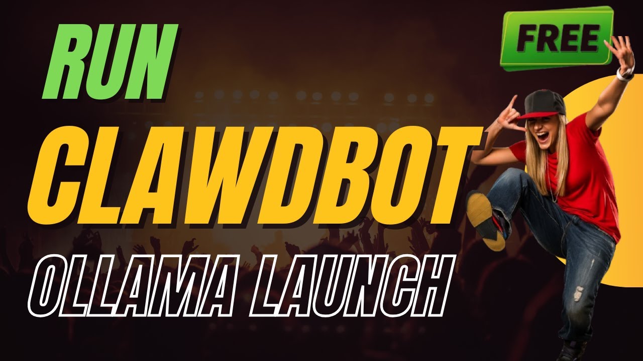 Запустите Clawdbot с помощью Ollama Launch локально БЕСПЛАТНО: ключ API не требуется