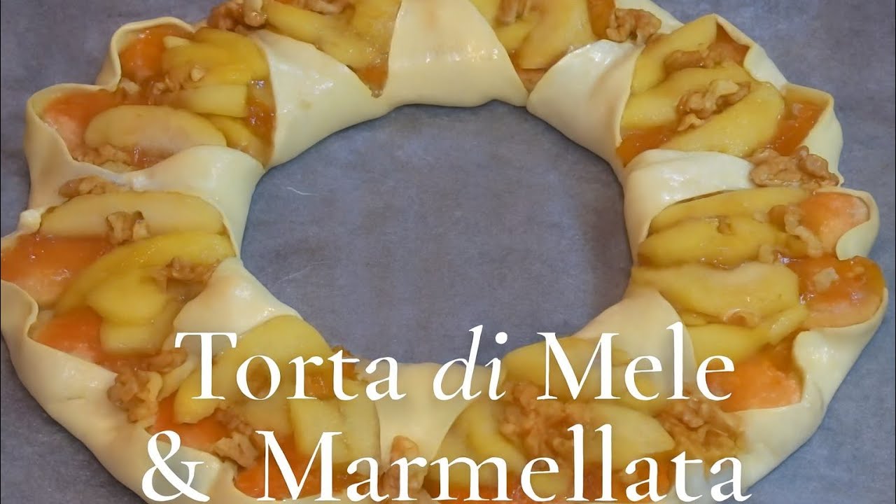 Dolce in 5 minuti di Pasta Sfoglia alle Mele - Torta di Mele Golosa e facile da realizzare