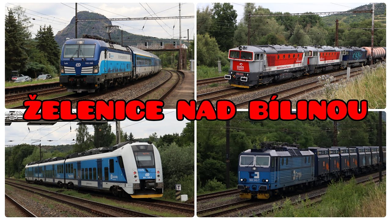 Vlaky Želenice nad Bílinou • 24.7.2025
