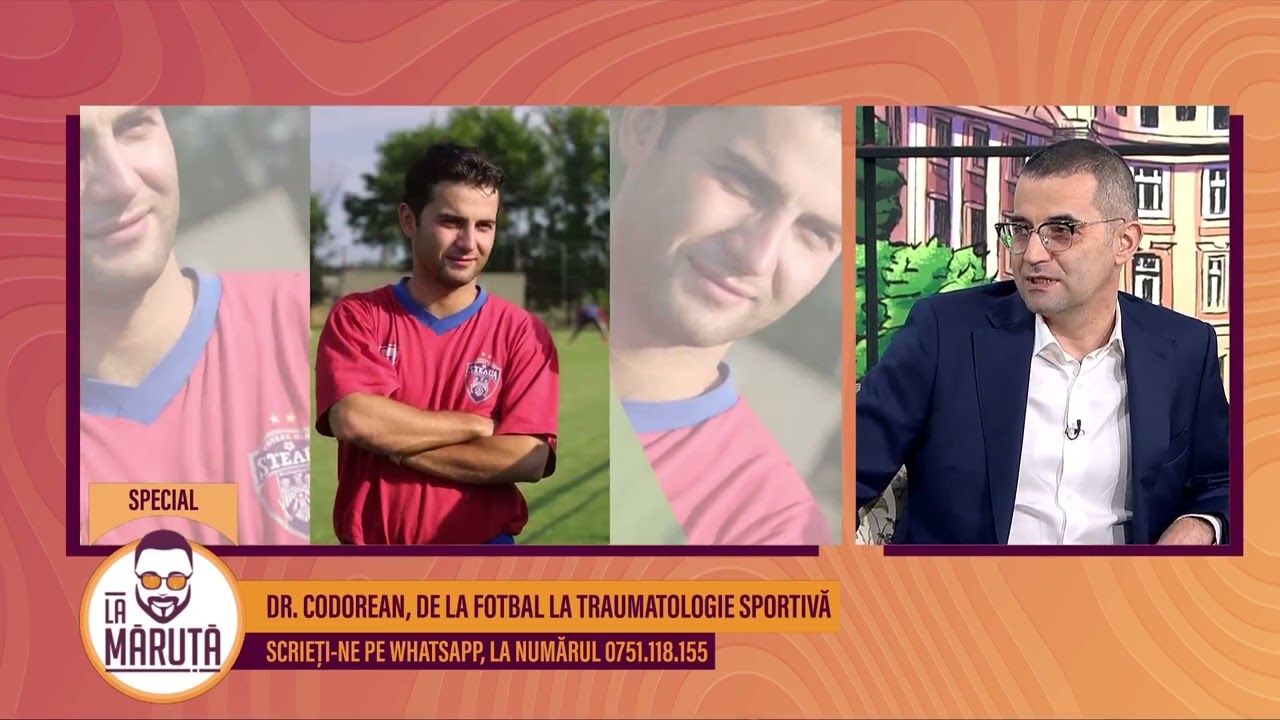Dr. Codorean, de la fotbal la traumatologie sportivă